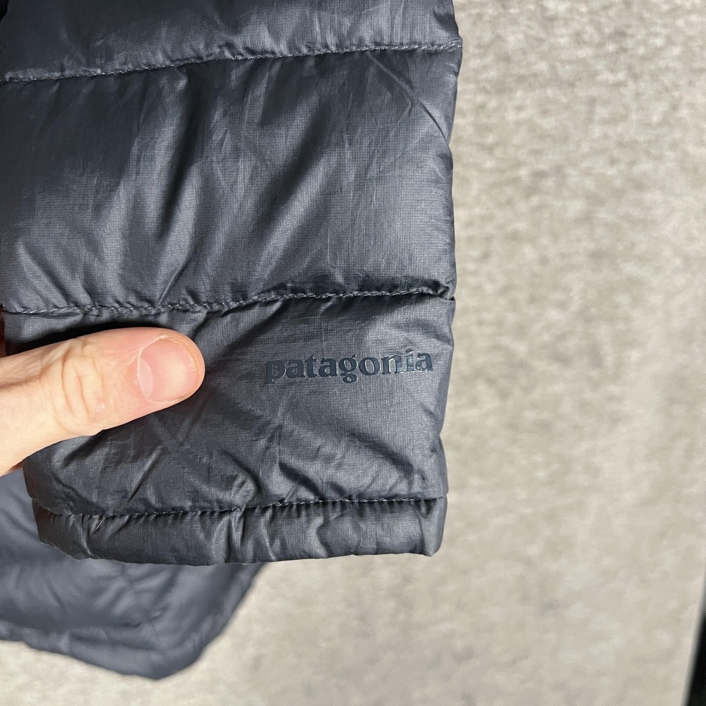 Patagonia Down‎ Sweater Coat Womens Small Blue Long Puffer Warm Jacket STY 28409 - Picture 6 of 13